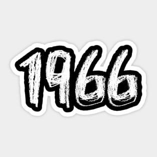 1966 Birthday, Birth Year 1966, Born in 1966 Sticker